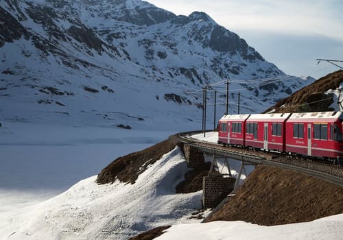 Bernina Express tågupplevelse